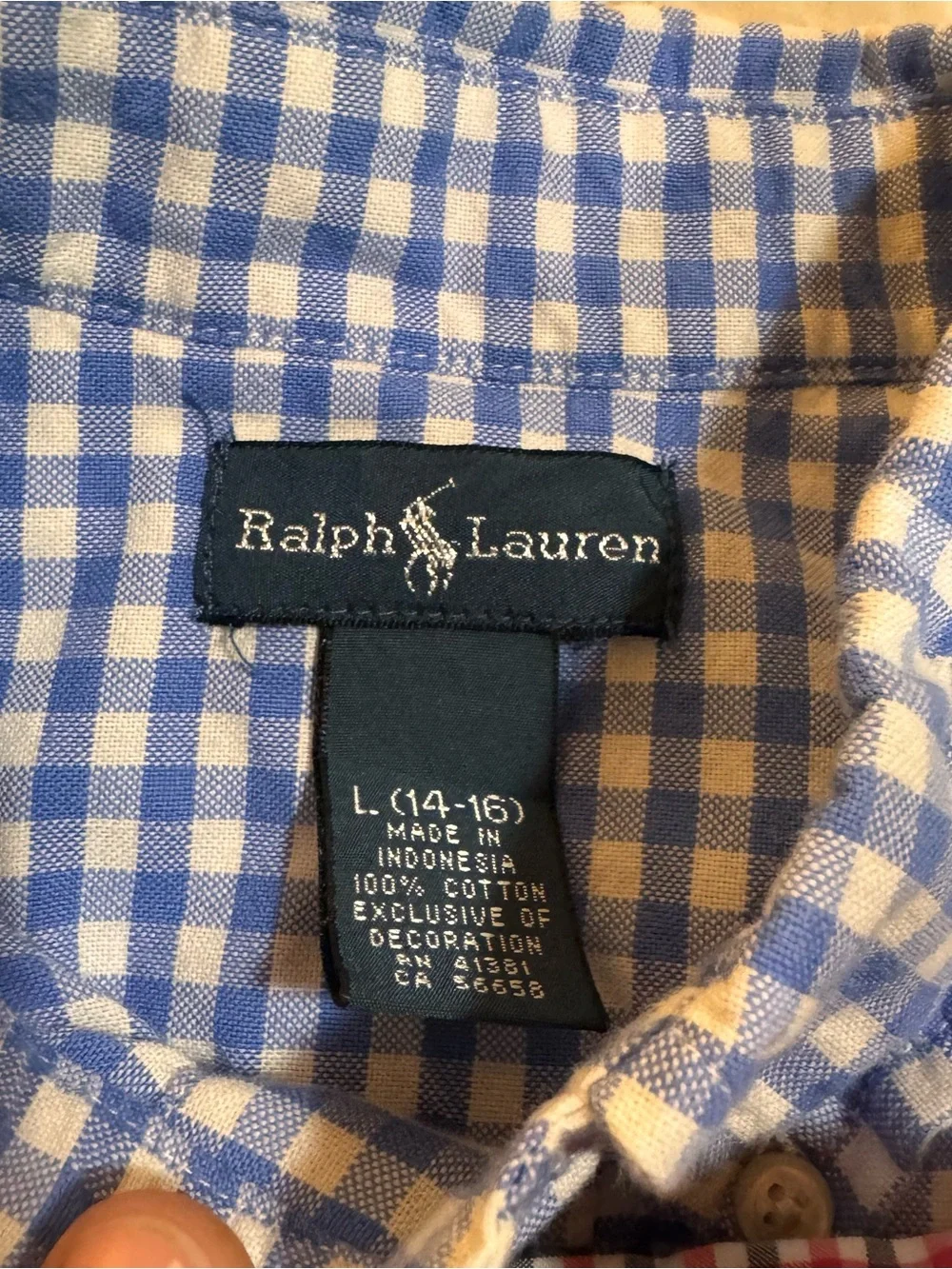 Ralph Lauren Boys Large Lot of 5 Button-Down Shirts